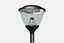 Picture of Es-System Oprawa parkowa LED 55W OCP MILEDIA 2 419.LED 840 5000lm OPAL RAL9005 DRV (3682000)