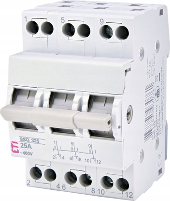 Picture of Etipo Przecznik ETI Polam 002421435 trójpooeniowy moduowy 40A 3-biegunowy SSQ 340 biay