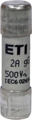 Picture of Etipo Wkadka topikowa cylindryczna CH10x38 gG 2A/500V 002651013 Eti
