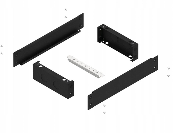 Изображение Eti-Polam Cokó wysokoci 100 mm RAL9005 do obudowy HXS400 szerokoci 2 (550) PH1 D4-W2 001336918