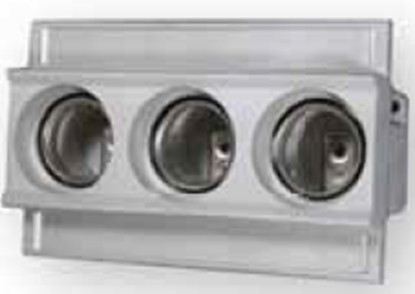 Изображение Eti-Polam Gniazdo bezpiecznikowe EZN 25/3 na szyn 3P DII 25A 500V 002322025