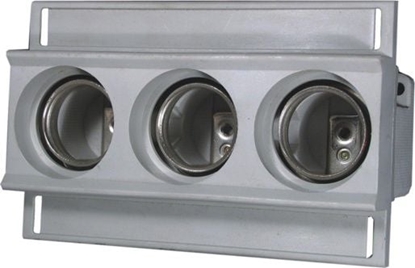 Attēls no Eti-Polam Gniazdo bezpiecznikowe tablicowe 3P E33 DIII 63A EZV 63/3 (002323017)