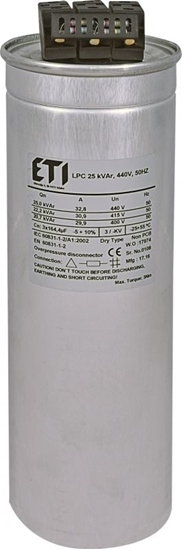 Изображение Eti-Polam Kondensator CP LPC 10kVAr 440V 50HZ (004656760)