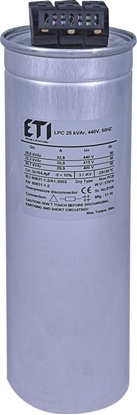 Attēls no Eti-Polam Kondensator CP LPC 25 kVAr 440V 50Hz (004656764)