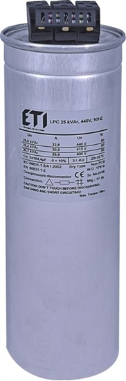 Picture of Eti-Polam Kondensator CP LPC 25 kVAr 440V 50Hz (004656764)