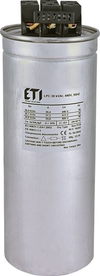 Изображение Eti-Polam Kondensator CP LPC 30 kVAr 440V 50HZ (004656765)