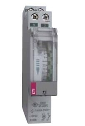 Изображение Eti-Polam Programator czasowy analogowy APC-DR1 1P 16A 230V AC dobowy 100h 002472002