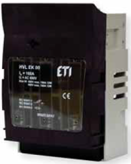 Изображение Eti-Polam Rozcznik bezpiecznikowy skrzynkowy HVL EK 00 M8 3P 160A NH00 001701250