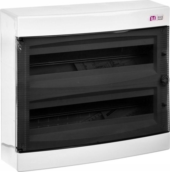 Picture of Eti-Polam Rozdzielnica moduowa 2 x 18 natynkowa transparentna IP40 ECT 2X18PT-s DIDO (001101085)