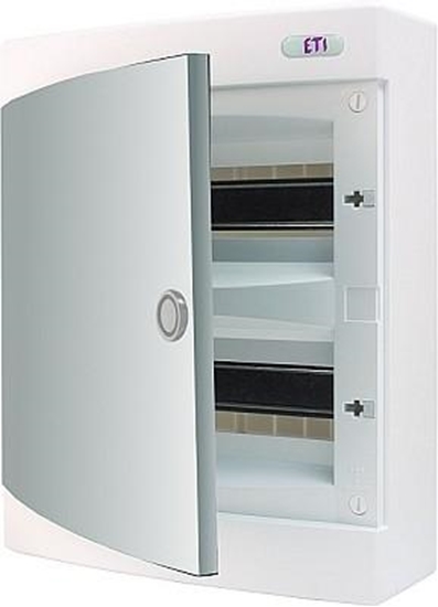 Picture of Eti-Polam Rozdzielnica natynkowa ECT24PO-s 24M IP40 drzwi biae (001101072)