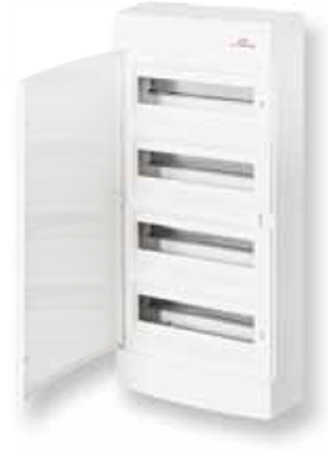 Picture of Eti-Polam Rozdzielnica podtynkowa ECM36PO-s 36M IP40 drzwi biae 001101079