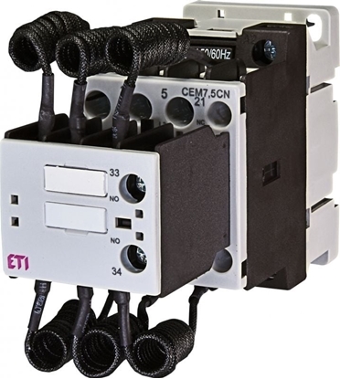 Изображение Eti-Polam Stycznik kondensatorowy 7,5kvar 1Z 1R 230V AC CP CEM7,5CN.11-230V-50Hz (004643800)