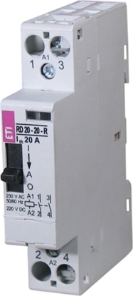 Attēls no Eti-Polam Stycznik moduowy 20A 230V AC 2Z 0R R20-20-R-230V AC 002464040