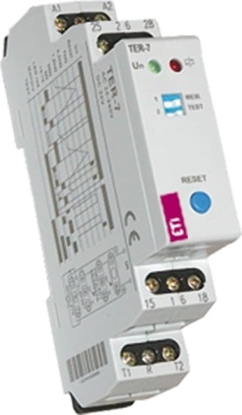 Attēls no Eti-Polam Termostat moduowy analogowy 1P 8A 24-230V AC/DC IP40 TER-7 002471804