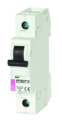 Изображение Eti-Polam Wycznik nadprdowy ETIMAT10 1P B 20A 10kA AC - 002121717