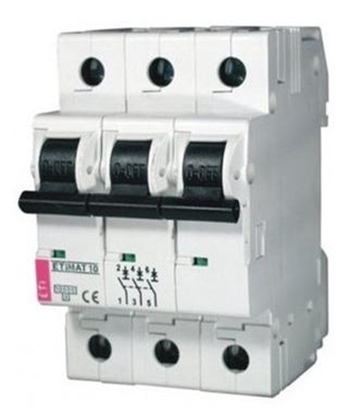 Изображение Eti-Polam Wycznik nadprdowy ETIMAT10 3P B 10A 10kA AC - 002125714