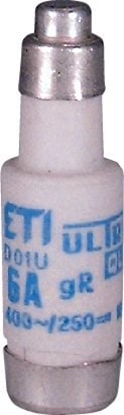 Attēls no Eti-Polam Wkadka bezpiecznikowa D01 10A gR 400V D01UQ10A E14 (004311004)