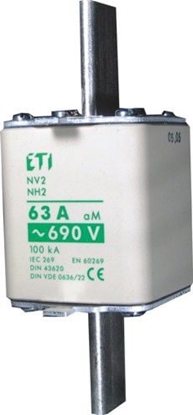 Attēls no Eti-Polam Wkadka bezpiecznikowa KOMBI NH00C 80A aM 690V WT-00C (004181413)