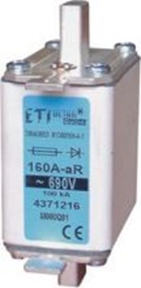 Attēls no Eti-Polam Wkadka bezpiecznikowa NH00 125A aR 690V M00UQ01 (004371215)