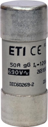 Attēls no Eti-Polam Wkadka topikowa cylindryczna CH22x58 50A/690V 002651047