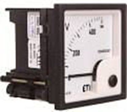 Attēls no Eti-Polam Woltomierz analogowy tablicowy 500V klasa 1.5 72x72mm EQ72 (004805351)