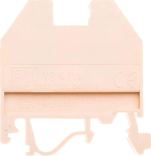 Изображение Eti-Polam Zczka szynowa gwintowa 4mm2 beowa VS 4 PA 003901037