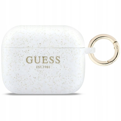 Изображение Etui Guess Silicone Glitter Ring do Apple AirPods Pro 3 biay