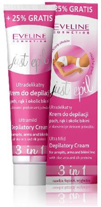 Picture of Eveline Just Epil Ultradelikatny krem do depilacji pach rk i okolic bikini 3w1 125ml