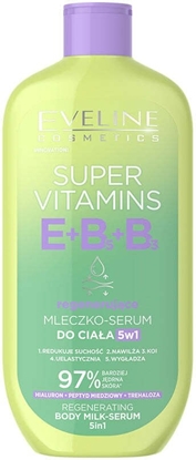 Picture of Eveline Super Vitamins E+B5+B3 regenerujce mleczko do ciaa 5w1 350ml