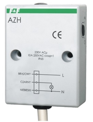 Изображение F&F Automat zmierzchowy 10A 230V 2-1000lx IP65 AZH