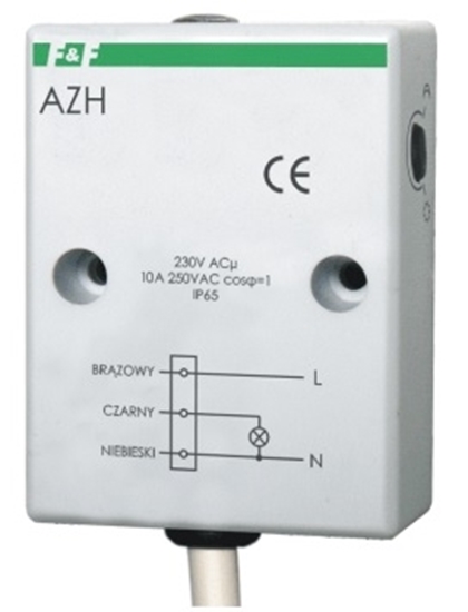 Изображение F&F Automat zmierzchowy 10A 230V 2-1000lx IP65 AZH