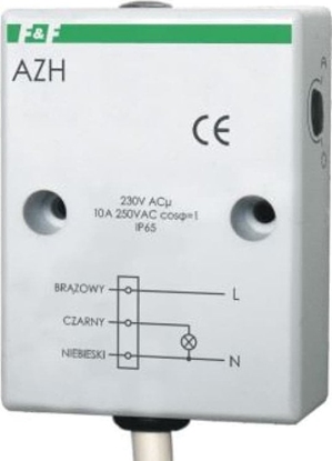Attēls no F&F Automat zmierzchowy z zewntrzn sond hermetyczn 2-1000lx AZH-S-24V