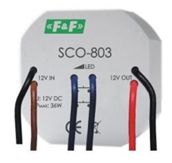 Picture of F&F ciemniacz LED 36W 12V DC z pamici kapsuka fi55mm (SCO-803)