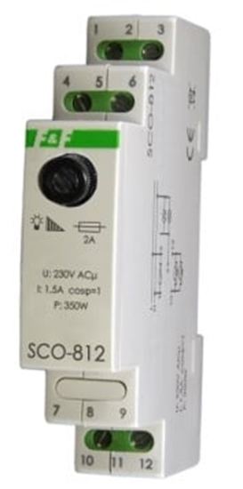 Picture of F&F ciemniacz owietlenia SCO-812 z pamici 230V AC 350W szary SCO-812