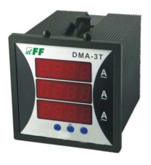 Picture of F&F Cyfrowy wskanik wartoci natenia prdu 3-fazowy natablicowy DMA-3T
