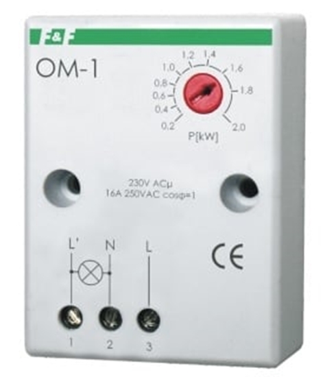 Picture of F&F Ogranicznik poboru mocy n/t 16A 200-2000W OM-1