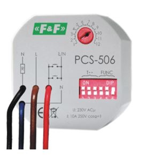 Picture of F&F Przekanik czasowy wielofunkcyjny 230V 10A (PCS-506)