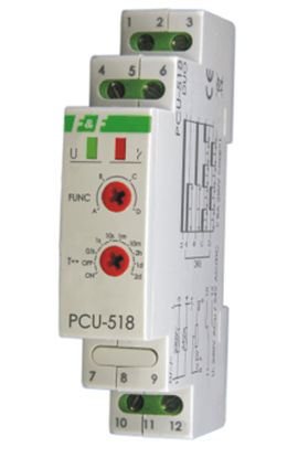 Picture of F&F Przekanik czasowy z zewntrznym potencjometrem nastawy czasu - PCU-518 DUO