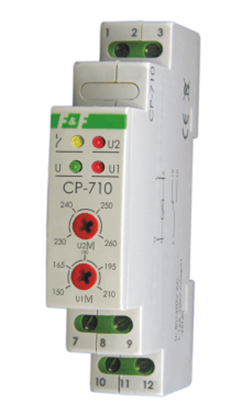Изображение F&F Przekanik napiciowy jednofazowy 16A 230V - CP-710