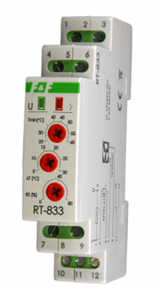 Picture of F&F Regulator temperatury z regulacj prdkoci obrotowej wentylatora RT-833