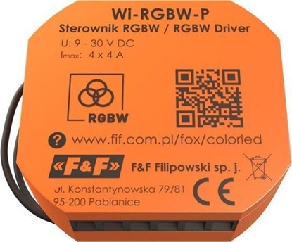 Picture of F&F Sterownik kolorowych diod LED - Color LED Wi-RGBW-P