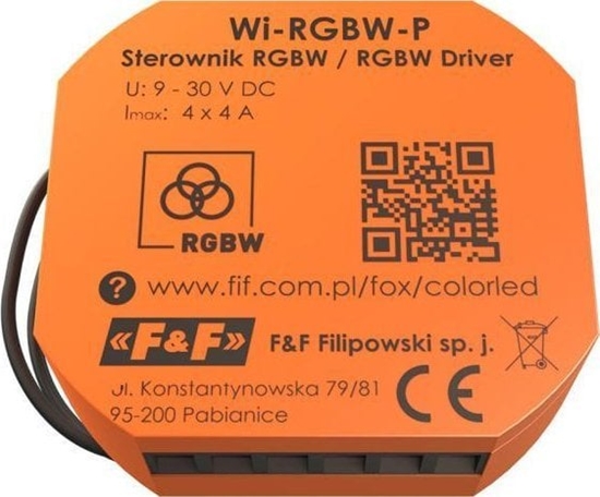 Picture of F&F Sterownik kolorowych diod LED - Color LED Wi-RGBW-P