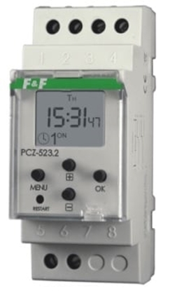 Picture of F&F Zegar sterujcy 16A impulsowy szkolny PCZ-523