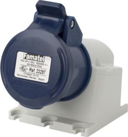 Picture of FAMATEL Gniazdo stae 16A 3P 230V niebieskie IP44 ECO* SpeedPRO 23297