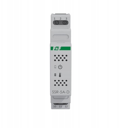 Изображение FF Przekanik moduowy póprzewodnikowy kontroluje obcienie do 5A i zasilanym napiciem AC 60265 VAC SSR-5A-D
