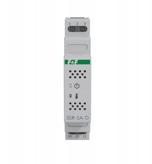 Изображение FF Przekanik moduowy póprzewodnikowy kontroluje obcienie do 5A i zasilanym napiciem AC 60265 VAC SSR-5A-D