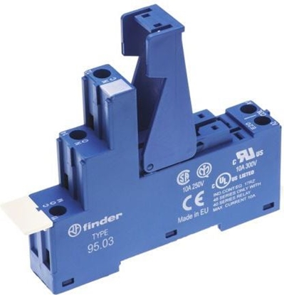 Picture of Finder Gniazdo do przekaników serii 40.31 moduów 99.02, 86.30 zaciski rubowe monta na szyn DIN 35mm (95.03SPA)