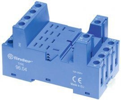 Picture of Finder Gniazdo do przekaników serii 56.34 moduów 99.02 86.00 i 86.30 zaciski rubowe monta na szyn DIN (96.04SMA)