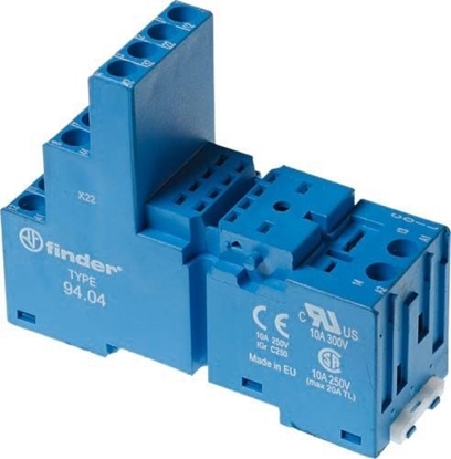 Picture of Finder Gniazdo PUSH-IN (97.P2 SPA) do serii 46 Finder, Finder, F97-P2SPA-0000000.