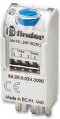 Изображение Finder Modu czasowy dwufunkcyjny 12-24V AC/DC do gniazd przekanikowych (86.30.0.024.0000)